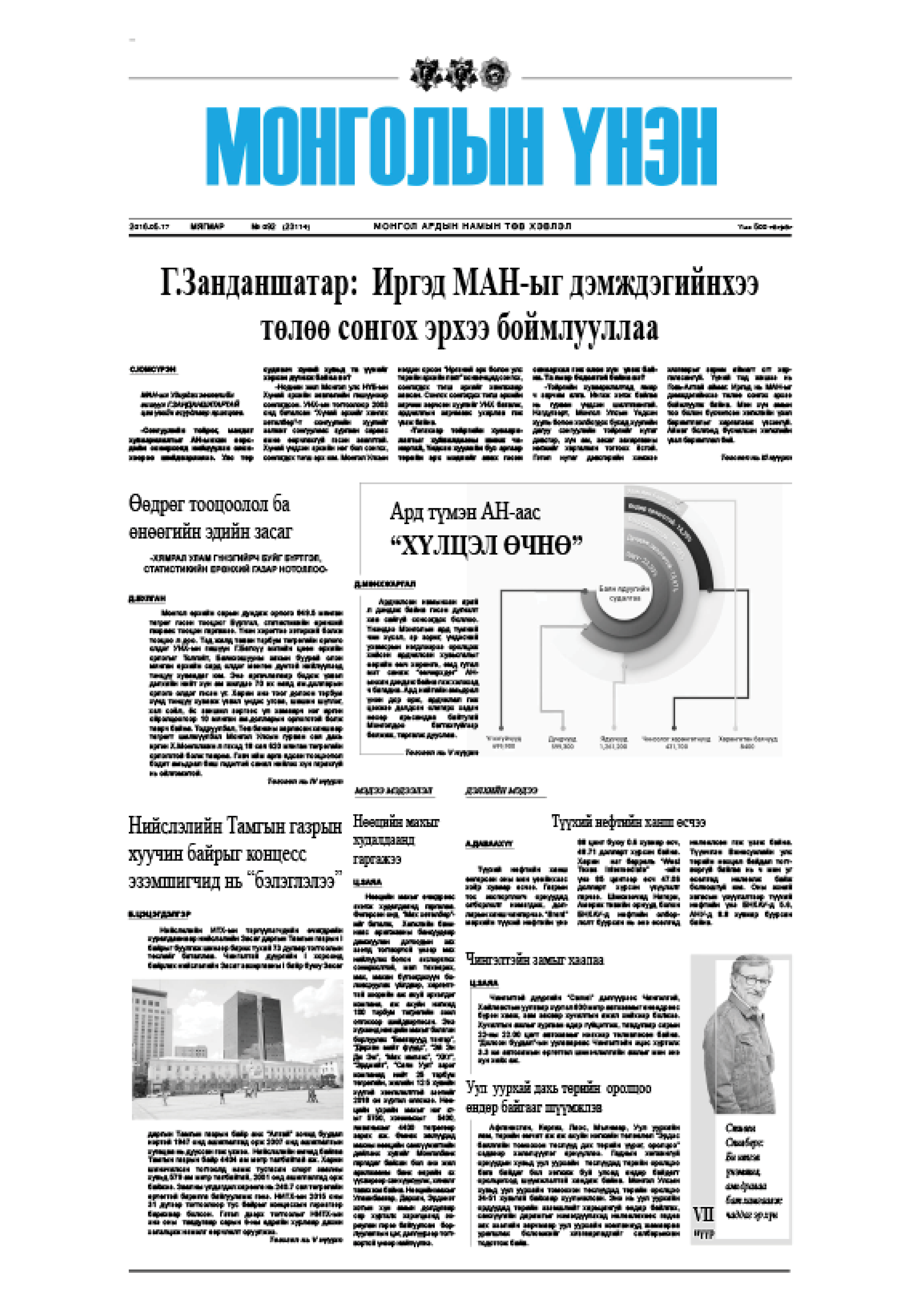 Монголын үнэн сонин 2016/092