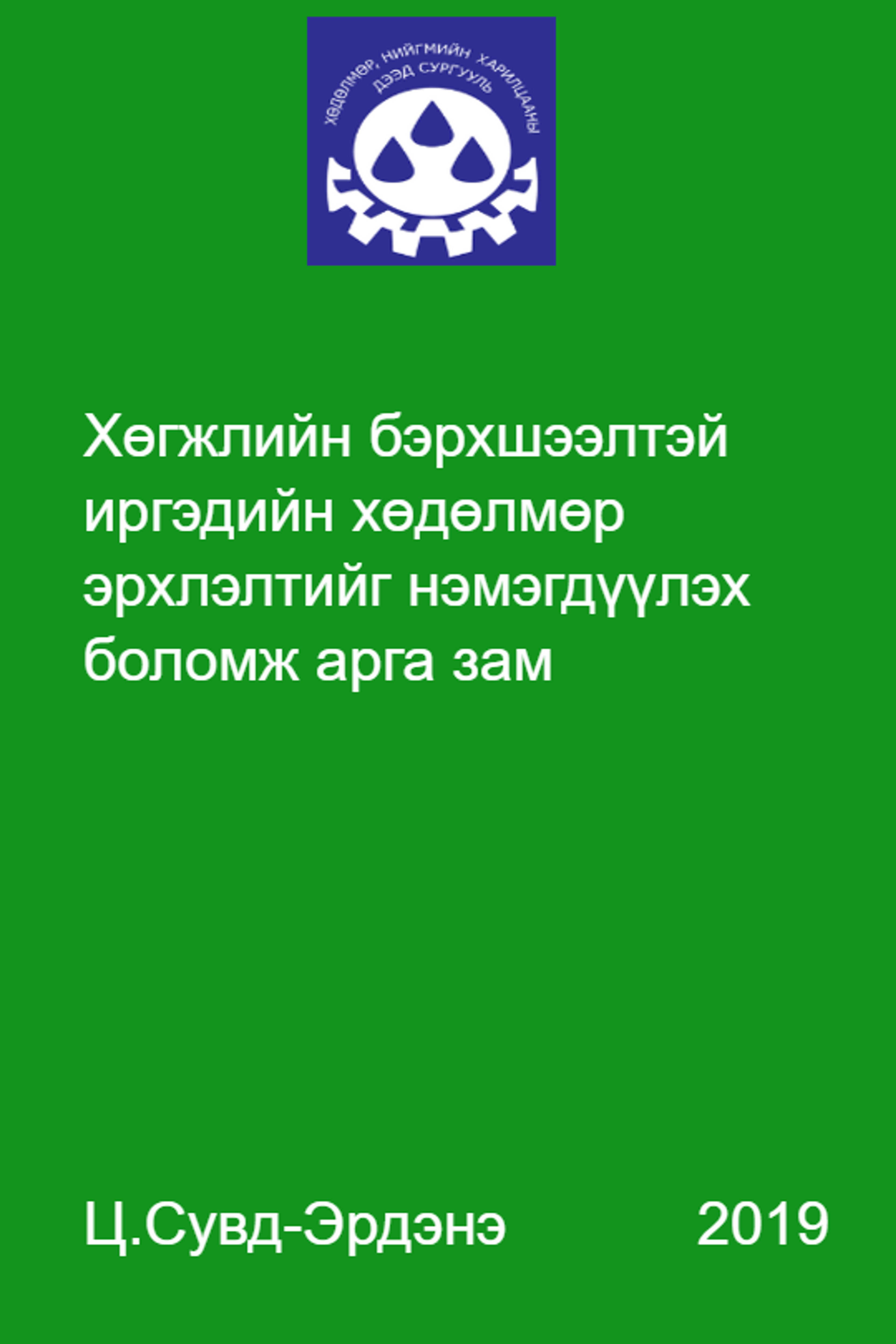 Хөгжлийн бэрхшээлтэй иргэдийн хөдөлмөр эрхлэлтийг нэмэгдүүлэх боломж арга зам